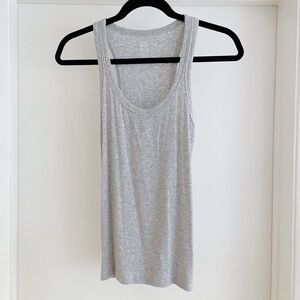 Aerie Real Soft Light Gray Tank Top